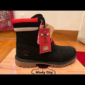 Chicago Bulls Timberland Boots New In Box